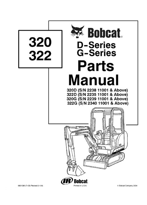 bobcat 322 parts diagram